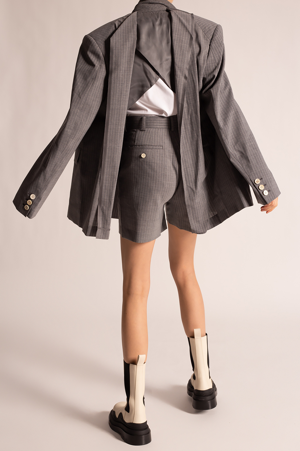 Grey Blazer with notch lapels Junya Watanabe Comme des Garçons